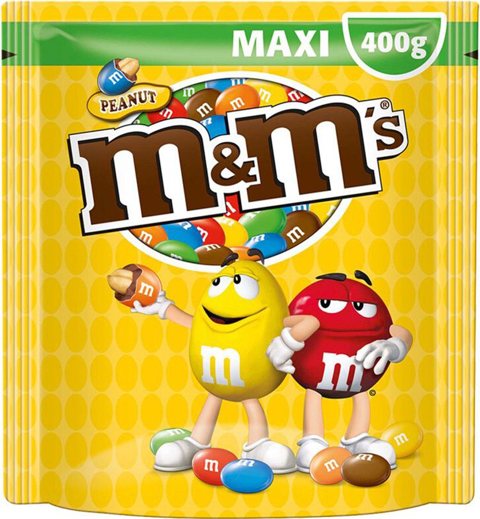 M and M Arašidové oriešky v mliečnej čokoláde s cukrovou Obrázok produktu 