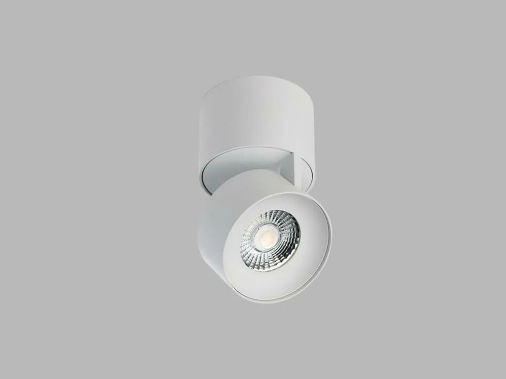 Plafonnier LED pour salon KLIP ON 11W orientable blanc chaud 3000K CRI90