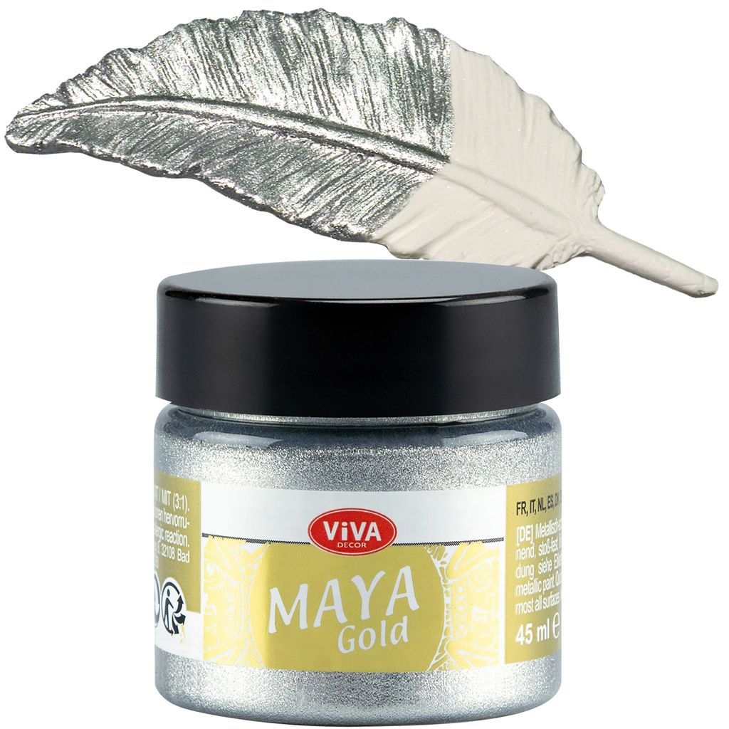 ViVA DECOR Maya Gold 45 ml silber Produktbild 