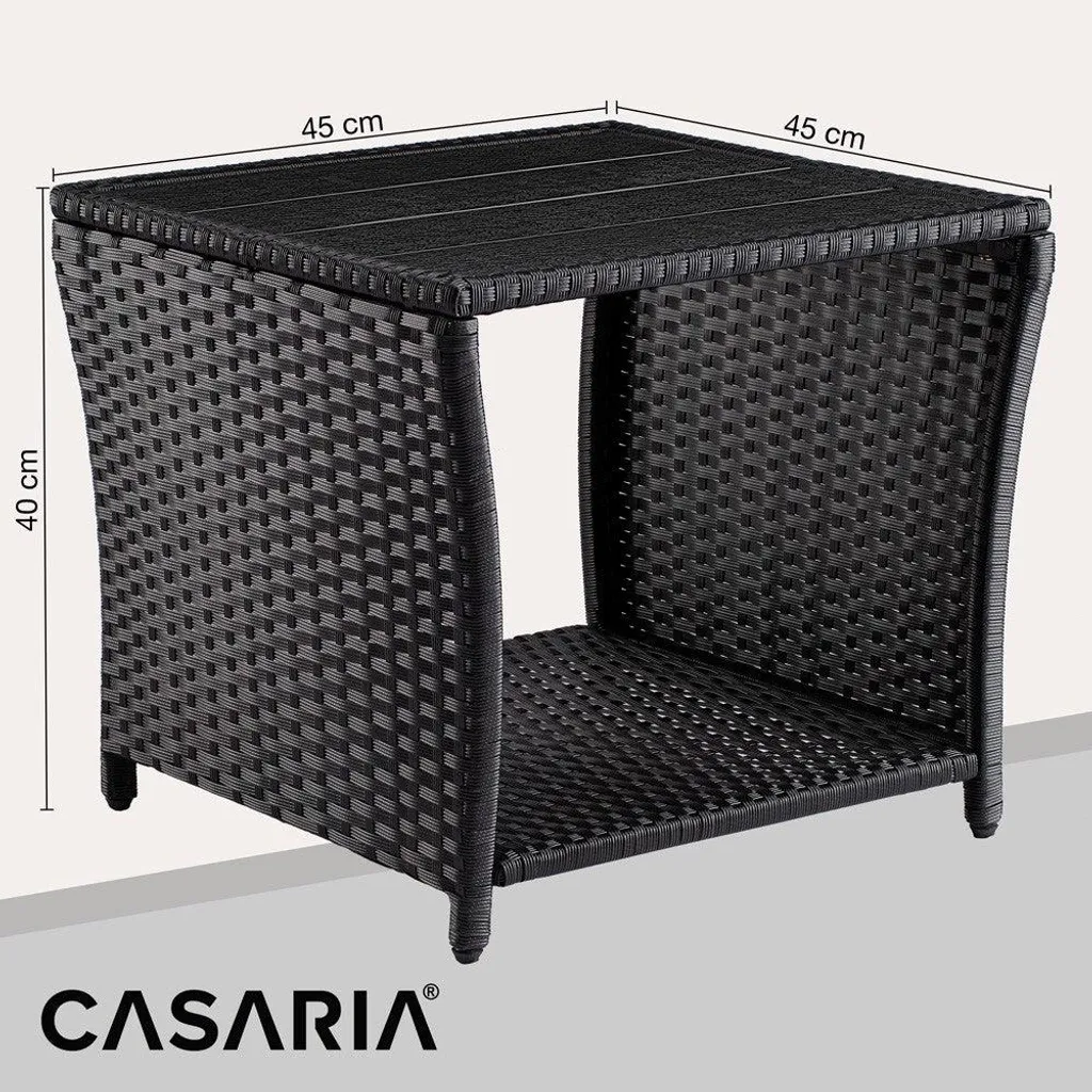 Table d'appoint jardin robuste noire : fini les soucis d'entretien