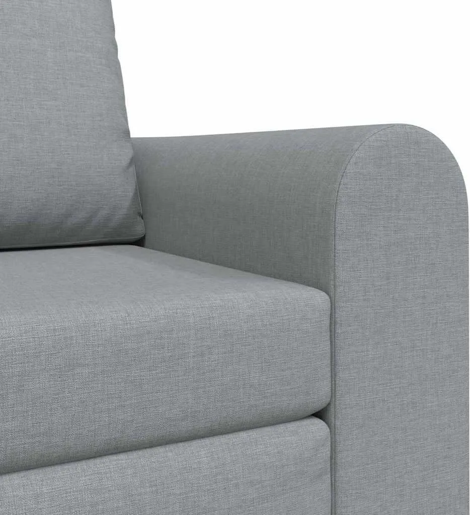 Canapé convertible d'appoint gris clair pour studio ou chambre d'amis - 7