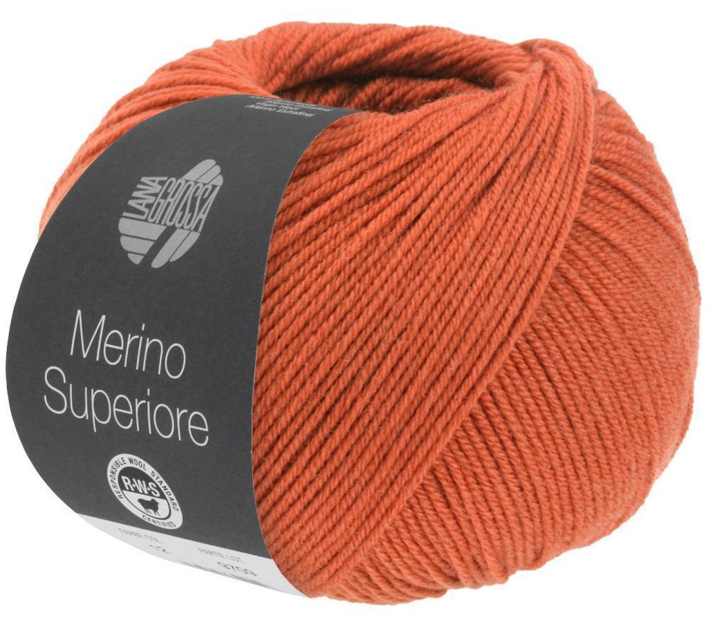 Lana Grossa - Merino Superiore 0011 terrakotta Produktbild 