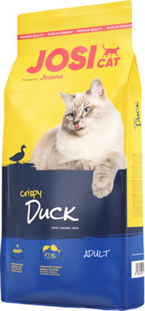 Katzenfutter trocken Josera JosiCat Crispy Duck 650 g Produktbild 