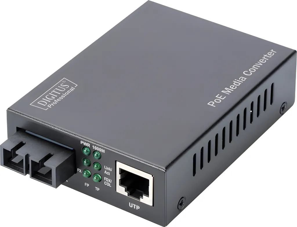 Étendre votre réseau via fibre optique avec le convertisseur PoE SC MM