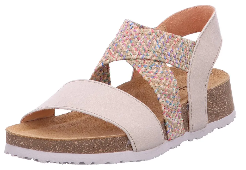Mules KOAK PANNA 41 - Sandales Confortables en Cuir Beige pour Femme