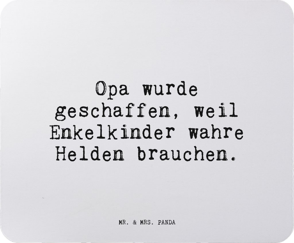 Mr. & Mrs. Panda Mauspad Opa wurde geschaffen, weil... - Produktbild 
