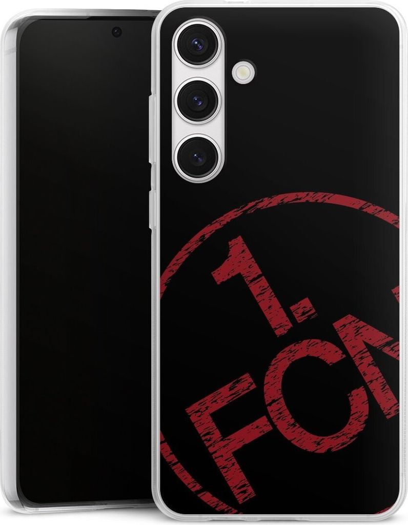 DeinDesign Handyhülle für Samsung Galaxy S24+ Silikon Hülle Case Smartphone Schutzhülle 1. FCN Fanartikel Textur