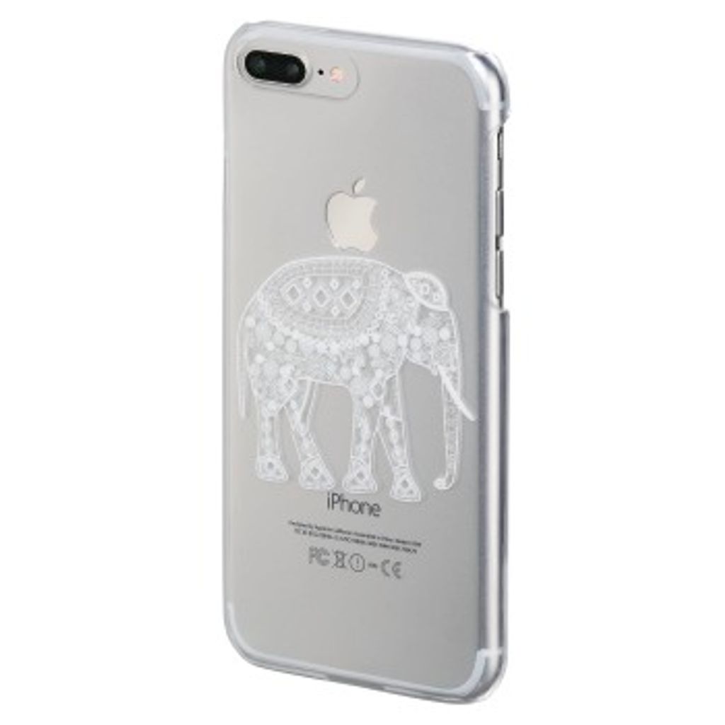 Hama Hathi, Cover, Apple, iPhone 6 Plus /6s Plus /7 Plus, 14 cm (5.5"), Transparent, Weiß
