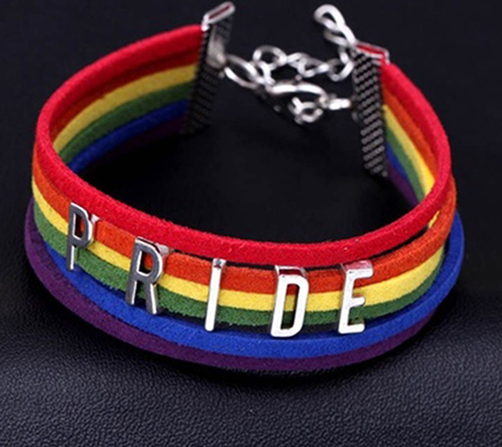 Mode Frauen Männer Bunte Regenbogen Multilayer Stolz Armband Armband Schmuck