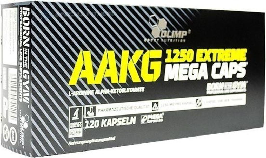 Olimp Nutrition AAKG 1250 Extreme, Tablet, L-Arginin, 120 Produktbild 