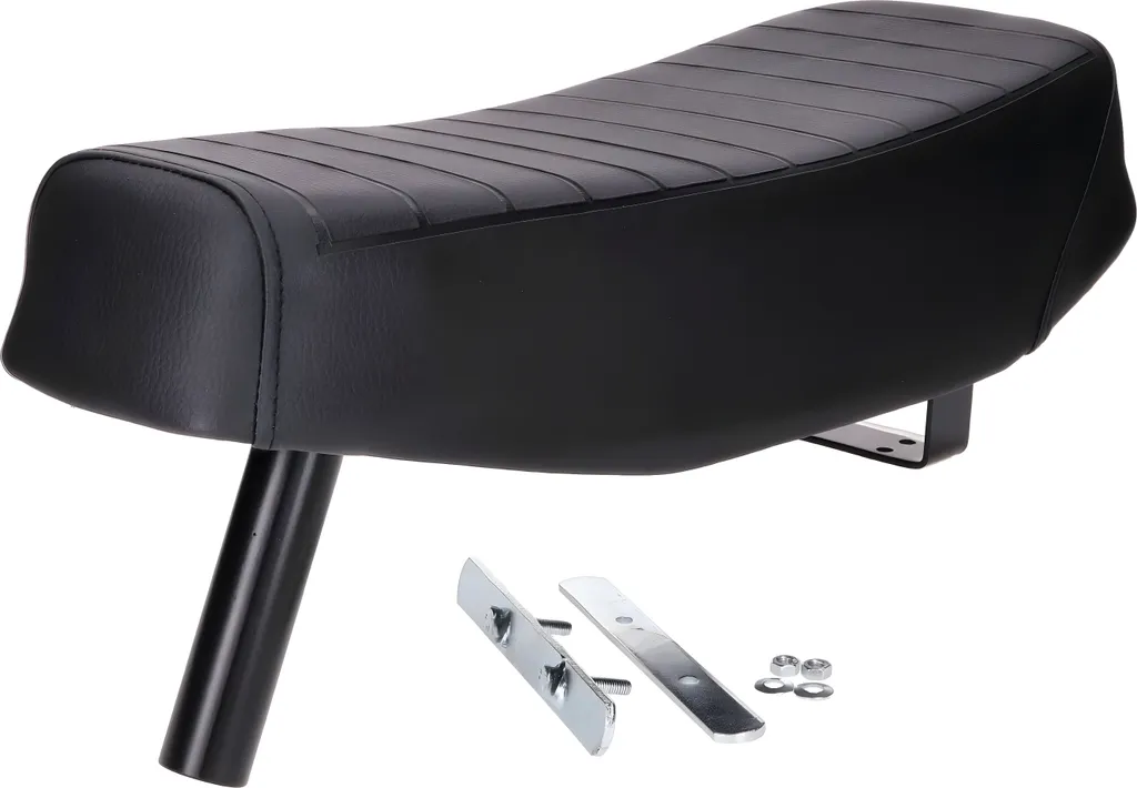 Selle biplace Buddy Seat noire pour Puch Maxi - Siège confort cyclomoteur