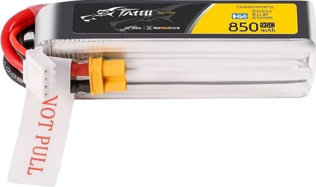Tattu R-Line Lipo Akku 850mAh 3S 11.4V 95C XT30U-F Produktbild 