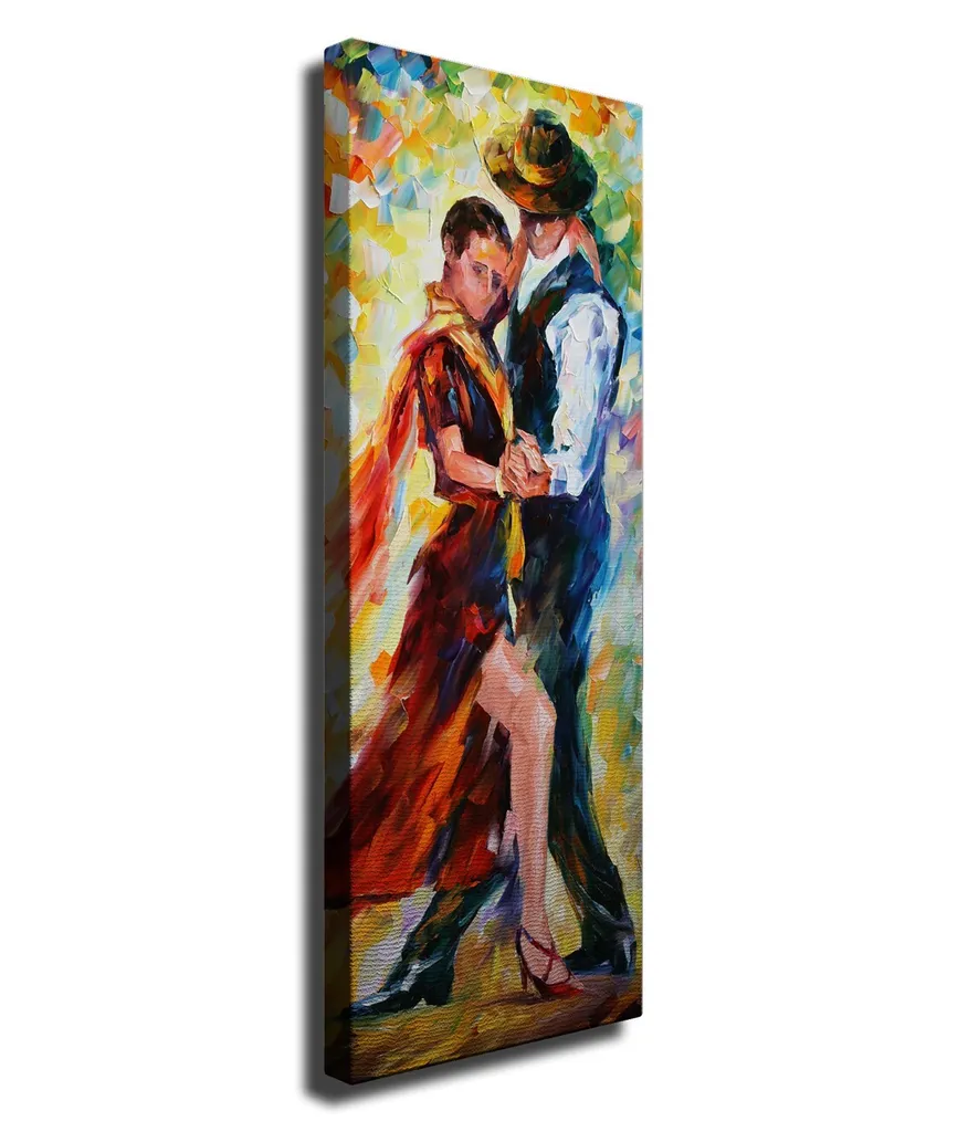 Tableau sur Toile Décoratif Mural Vertical Coloré 30x80 cm Wallity - 3