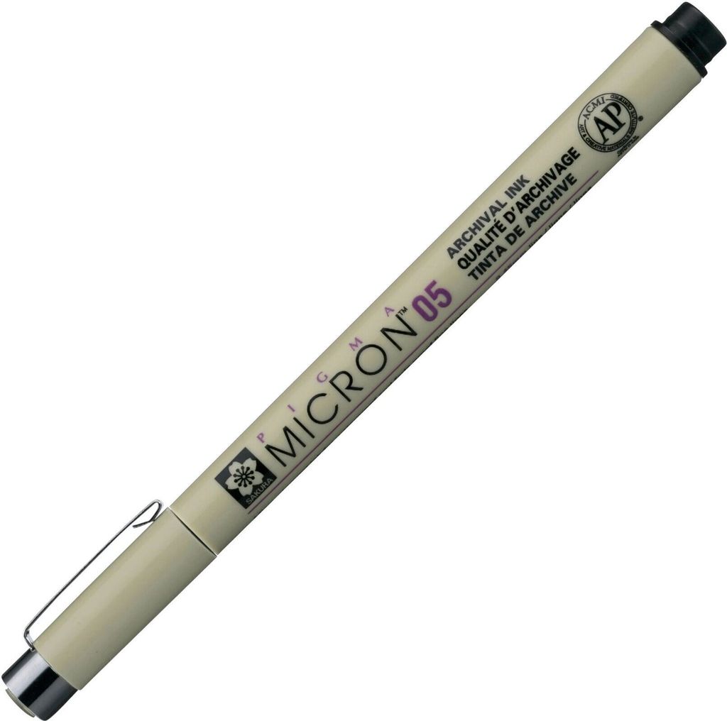 Sakura Pigma Micron 05 Technické pero Black 0,45 mm 1 ks Obrázek produktu 