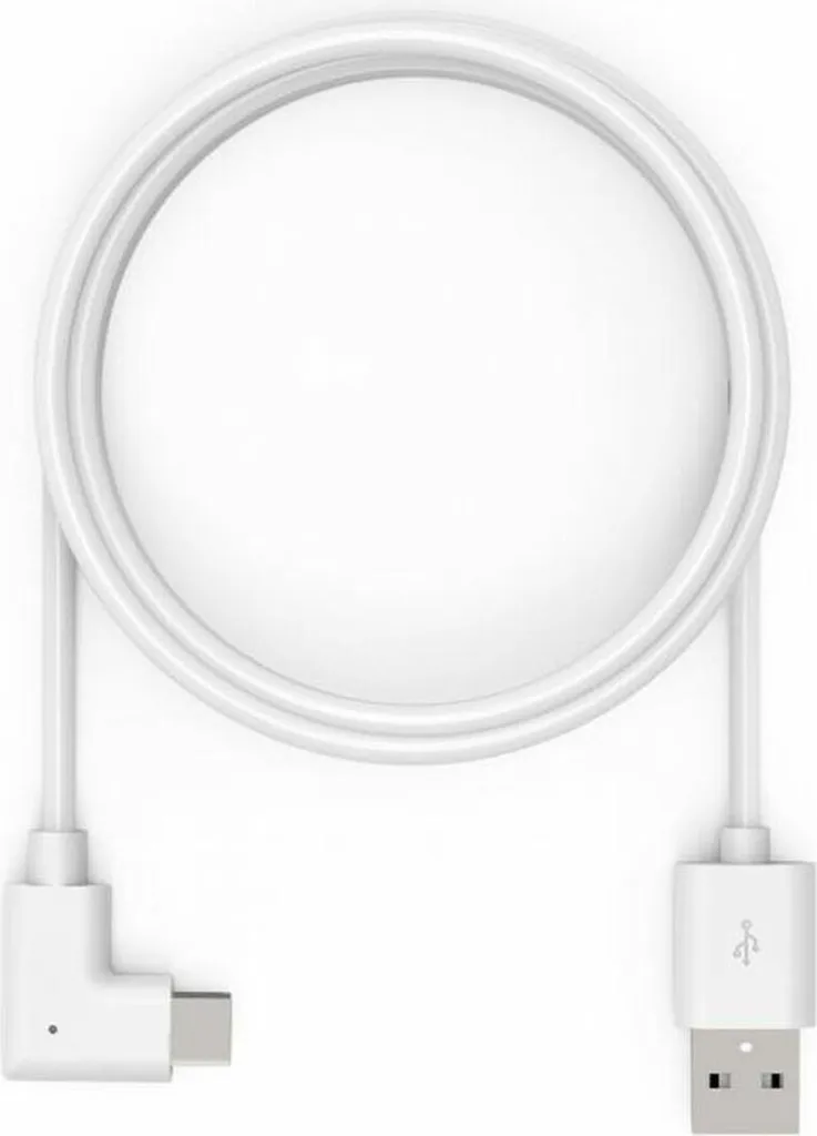 Câble de recharge USB-C coudé 1.8m pour tablettes et bornes interactives