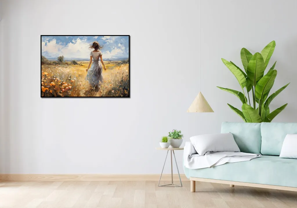 Affiche Vent d'été 100 x 70 cm - Impression Haute Qualité Premium - 4