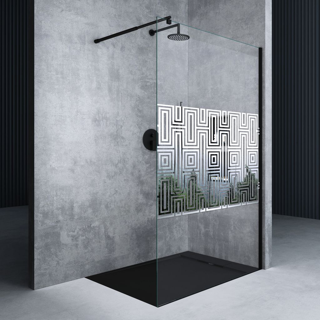 Mai & Mai Duschwand für Dusche Duschabtrennung 120x200cm Produktbild 