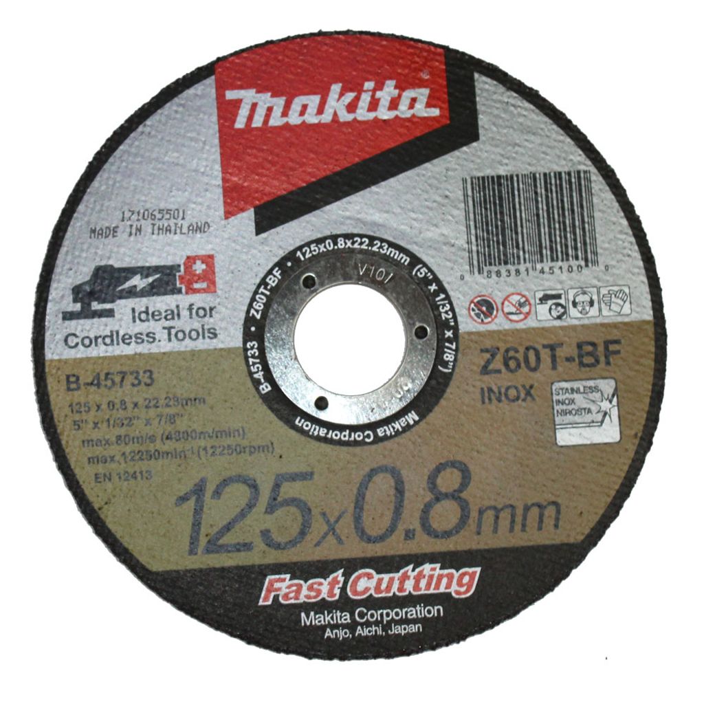 Makita B-45733 Trennscheibe 125x0,8mm INOX Produktbild 