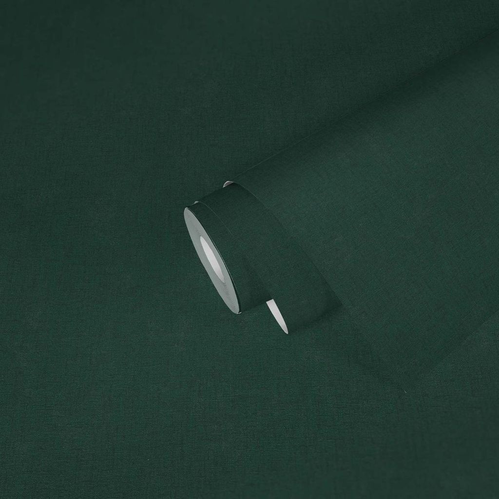 Vliestapete 39339-5 Casual Living Uni dunkelgrün Produktbild 