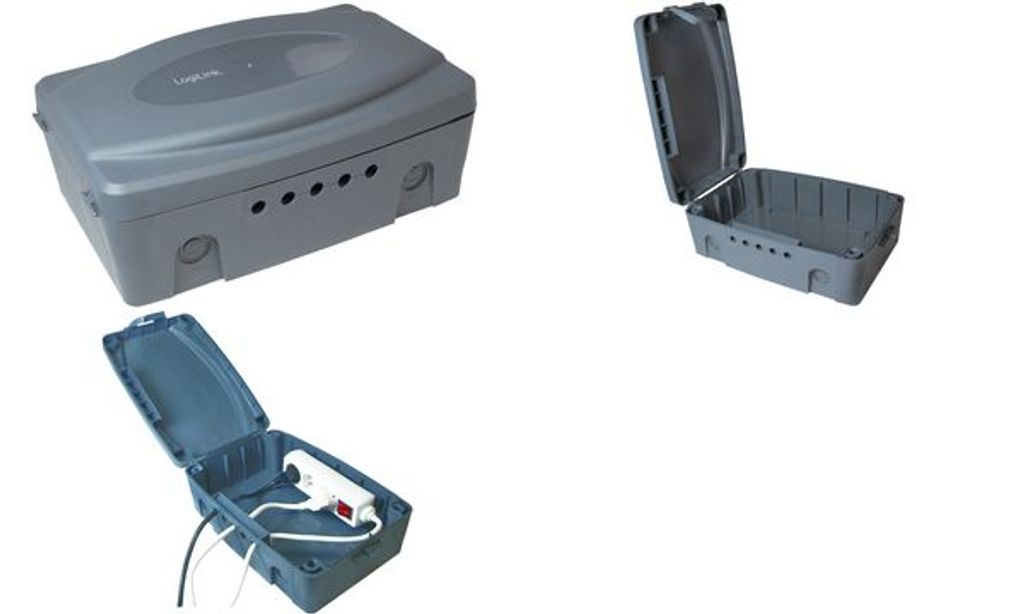 Logilink Kabel-Schutzbox, Outdoor, grün Produktbild 