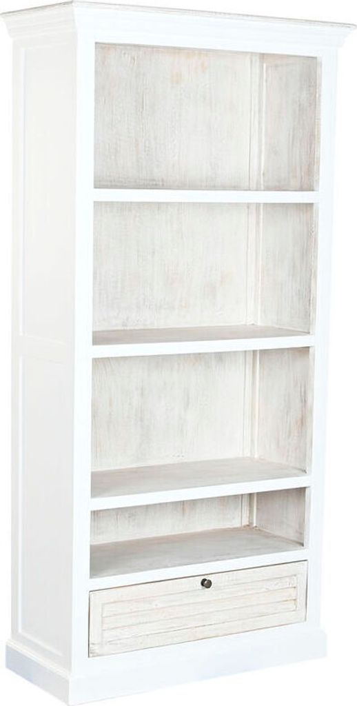 Regal Home ESPRIT Weiß Mango-Holz 90 x 40 x 180 cm