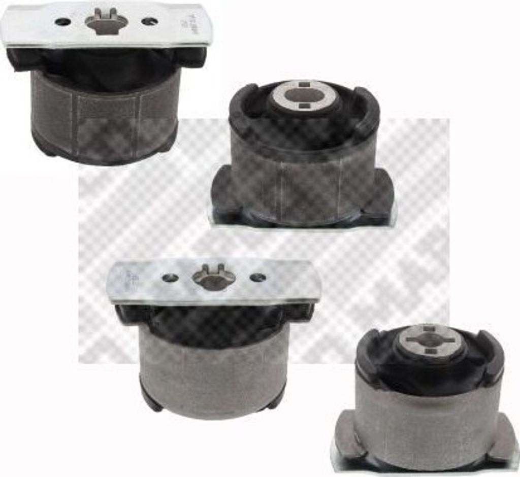 MAPCO Lagersatz Achskörper 37128/9 Hinten Links Hinten Rechts für RENAULT LAGUNA III Grandtour (KT0/1) 77mm