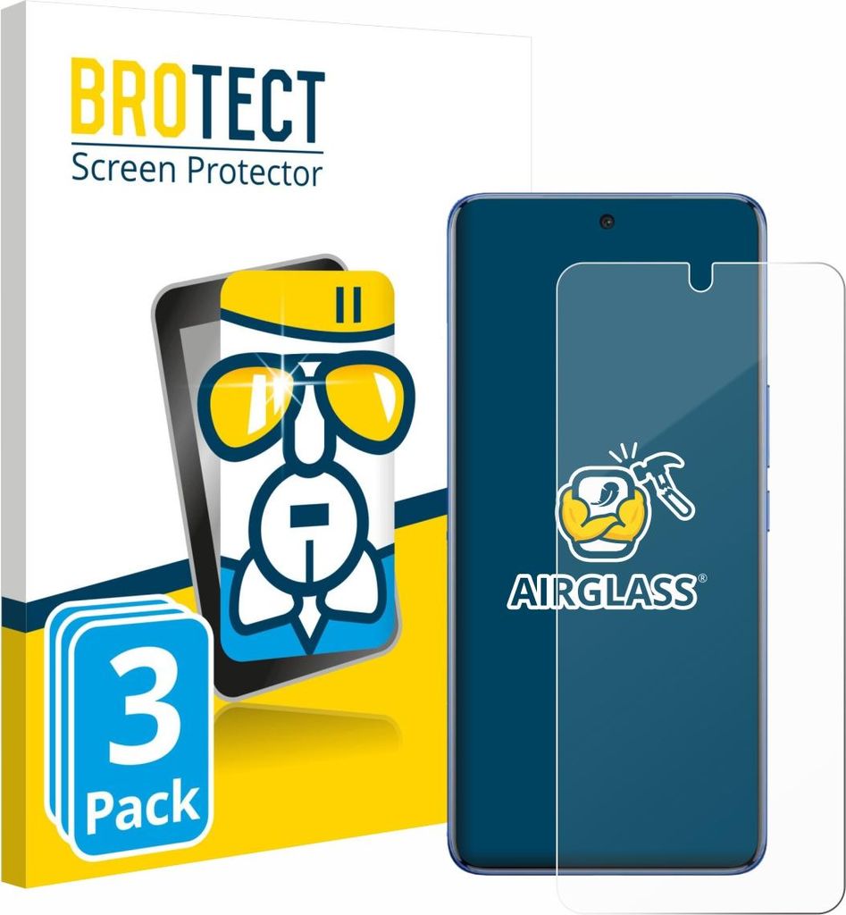 3x BROTECT Schutzglas für Vivo V50e Schutzfolie Panzer Folie Glas Display Schutz klar