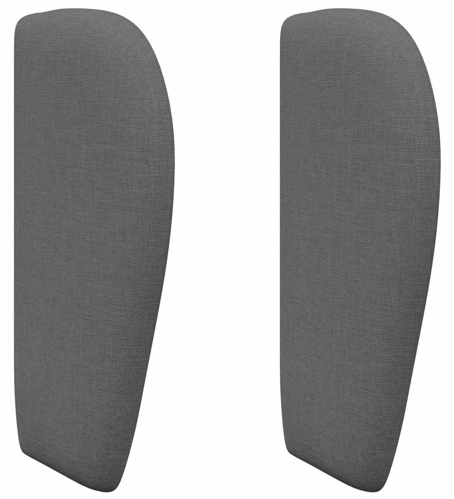 vidaXL Kopfteil Ohr Dunkelgrau 40 x 23 x 6 cm Stoff