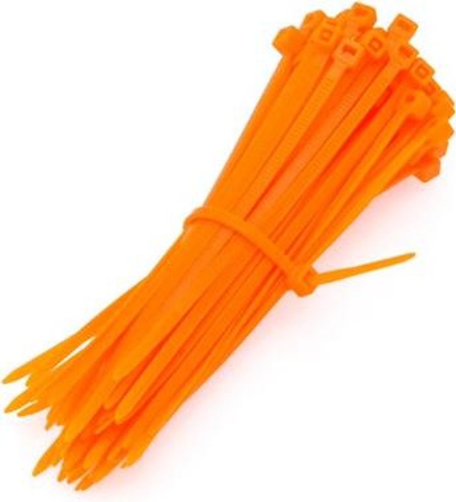 Káblová páska 140/3,6 mm oranžová 100 ks Obrázok produktu 