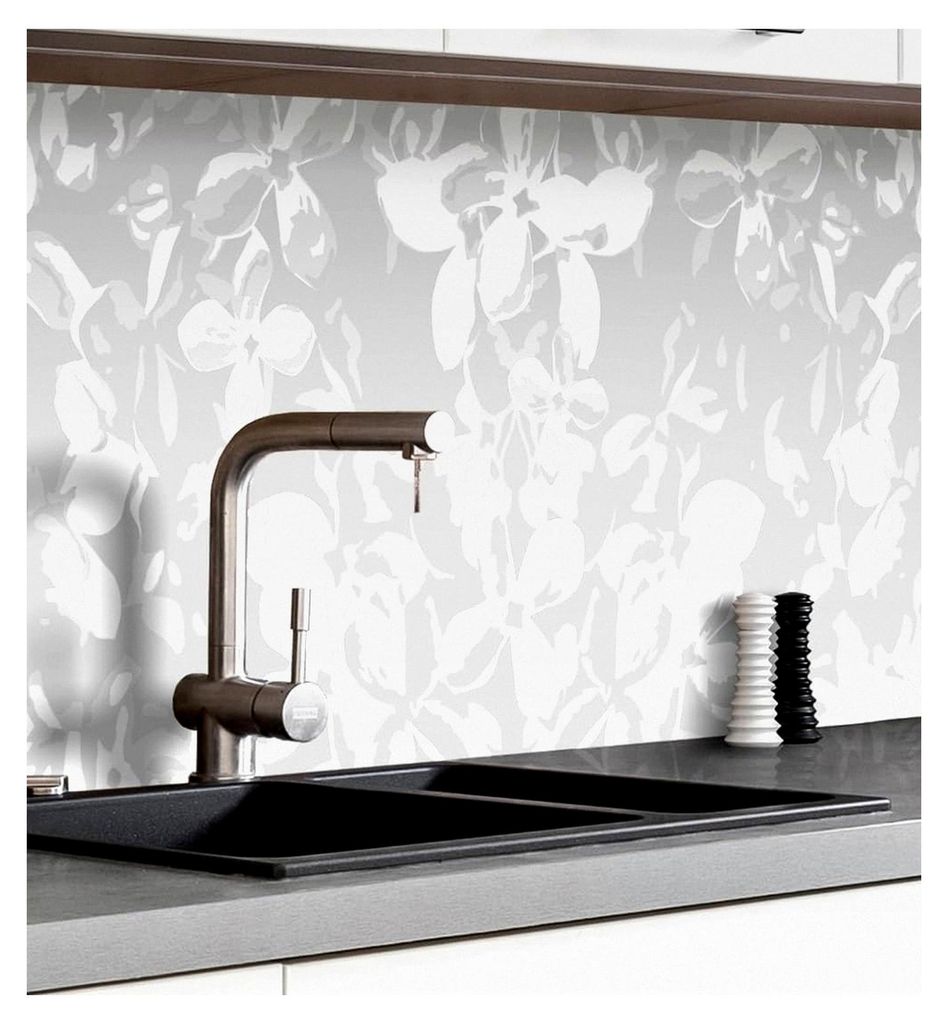 Selbstklebende Küchenrückwand - Matte, 0,4 mm Premium Spritzschutzfolie als kostengünstige Alternative zu Glas, einfache Montage & leichte Reini...