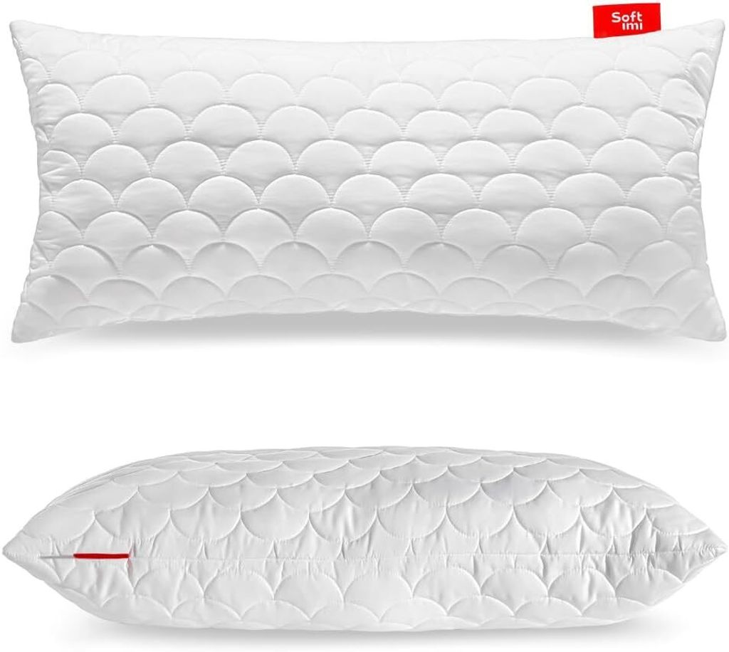 SOFTIMI | Antiallergisches Kissen 40x105 cm | Hochwertiger Produktbild 