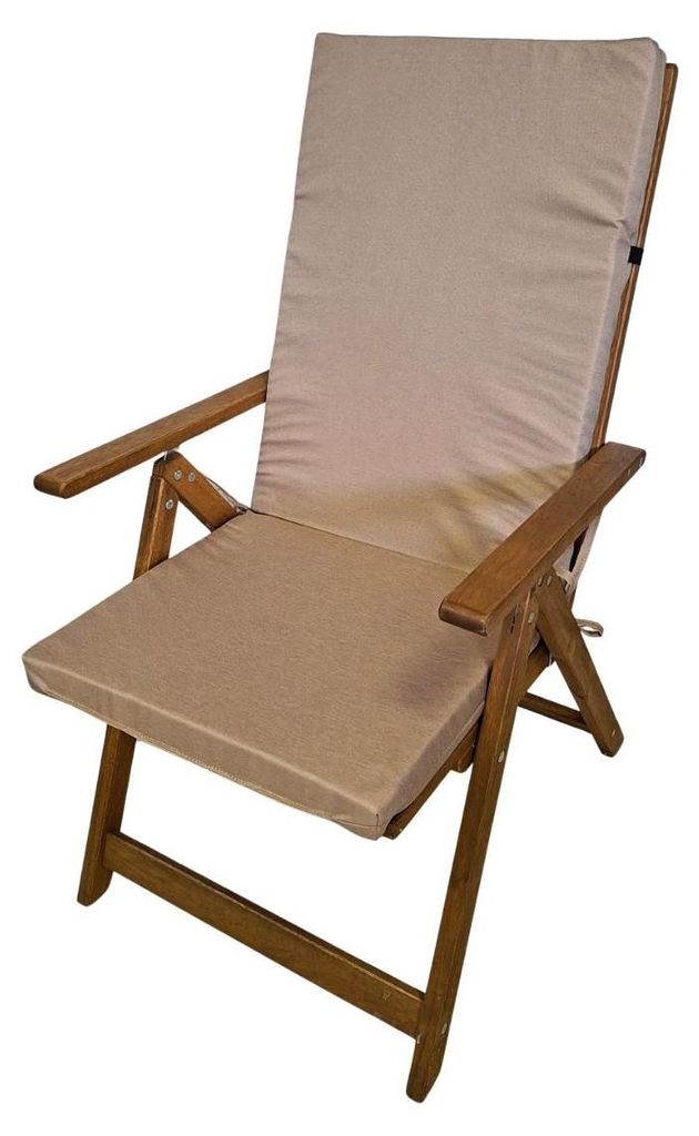 Waterproof Oxford Garden Deck Beige Kodura Chair Cushion