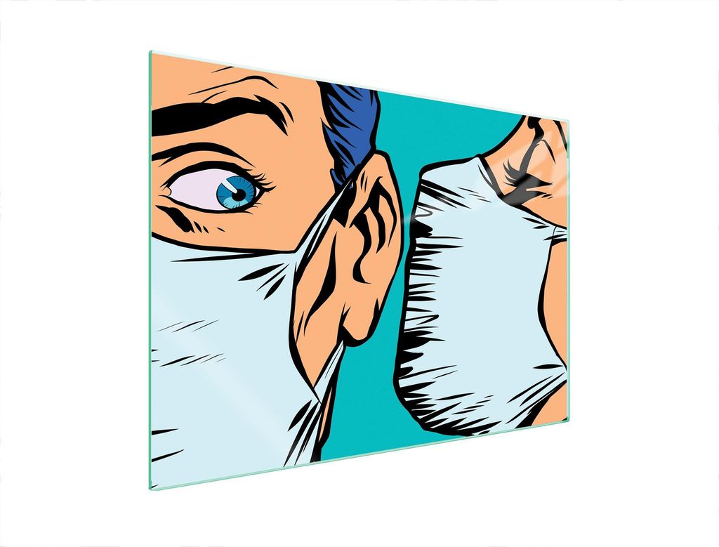 Glasschutzplatte Für Herd 70X52 Maske