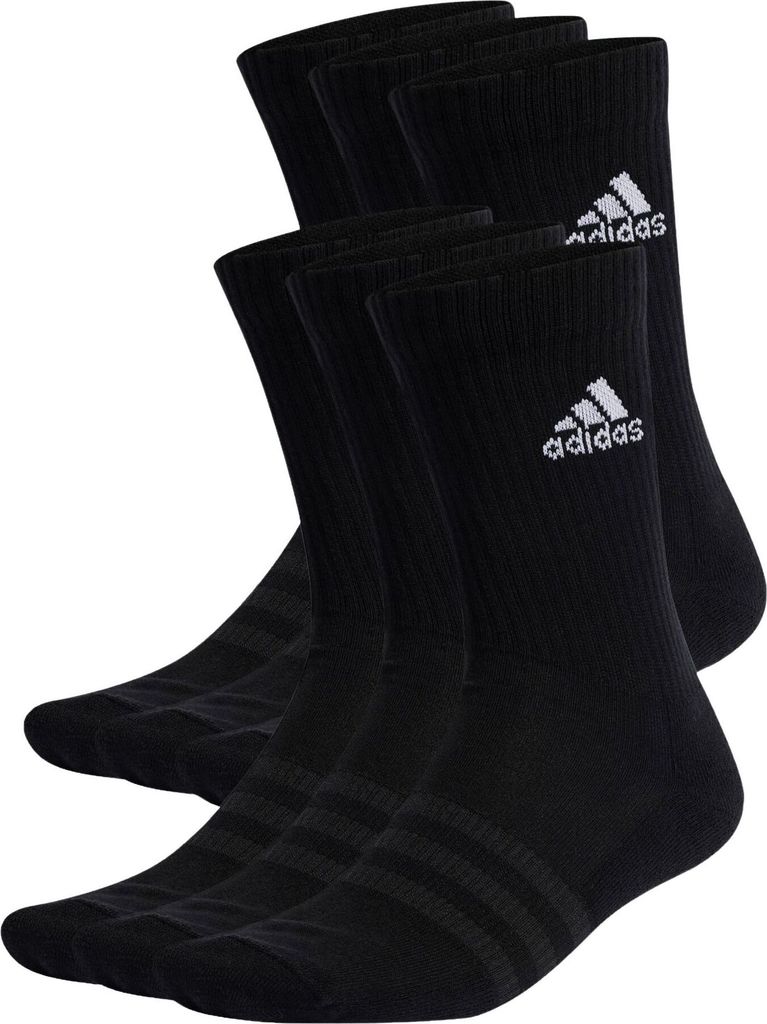 adidas Cushioned Sportswear Crew Socken, Tennissocken, 6 Paar, IC1316, XXL = 49-51