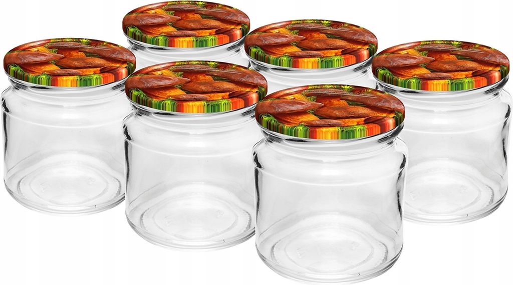 Pot en verre avec bouchon à vis TO fi66 212ml - 6 pièces Image du produit 