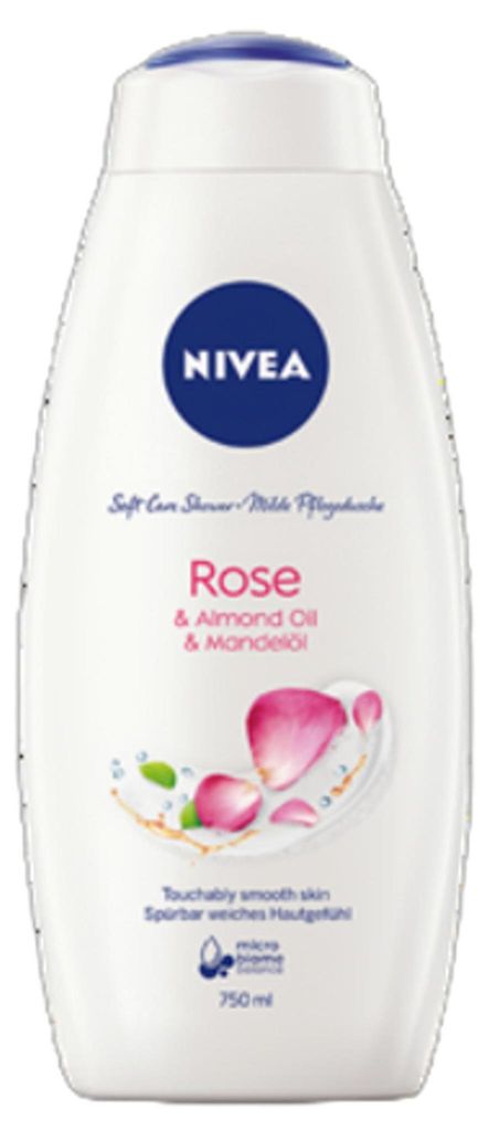 NIVEA Rosen- & Mandelöl-Pflege Duschpflege SHOWER GEL 750ml Produktbild 