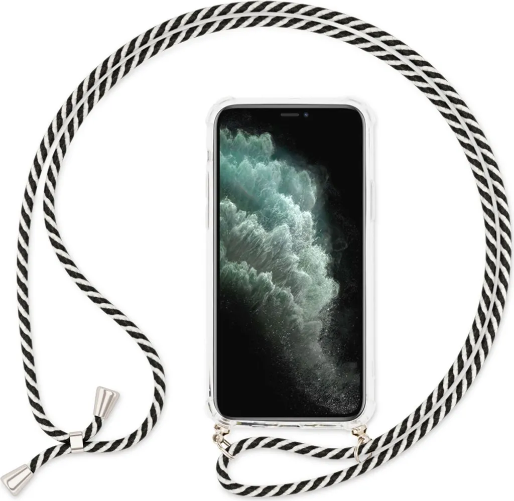 Cover NALIA iPhone 11 Pro con Cordino Bianco Nero | Prezzo e Qualità