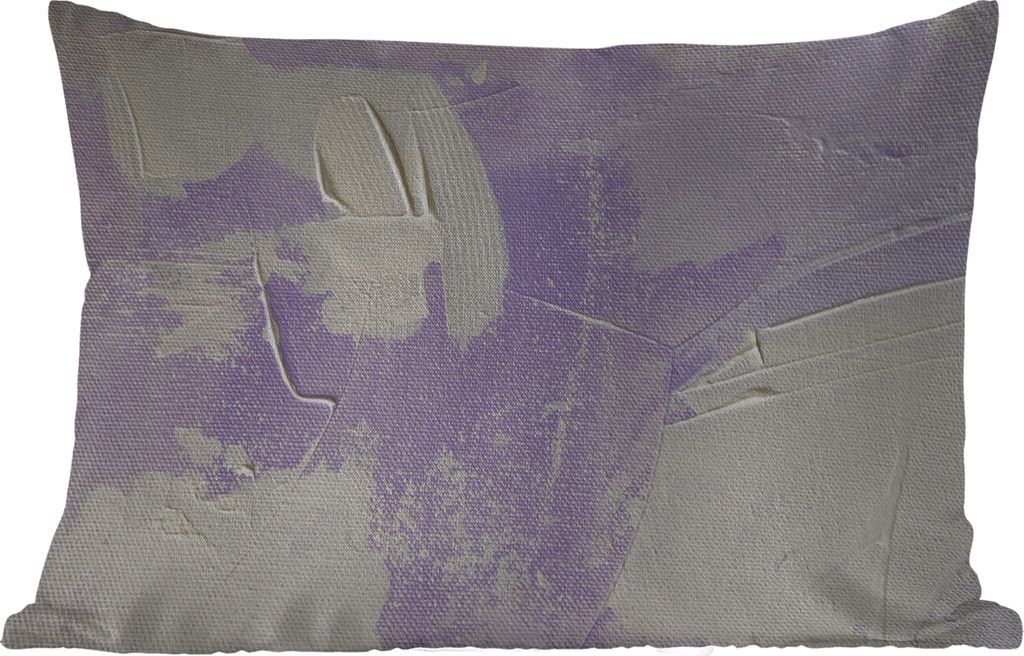 MuchoWow Outdoor Kissen - Abstrakt - Malerei - Design - 50x30 cm - Wetterfest - Lounge Kissen - Sofa kissen - Wohnzimmer Dekoration