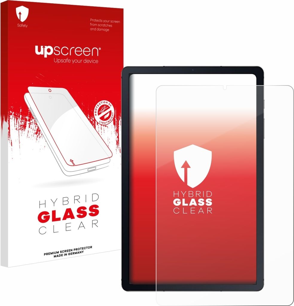 upscreen Schutzglas für Samsung Galaxy Tab S6 Lite LTE 2024 Schutzfolie Panzer Folie Glas Display Schutz klar