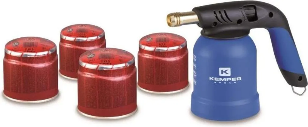 Kit Kemper Tornado KE2019SETS: Saldatore Professionale Piezo + Gas - 1