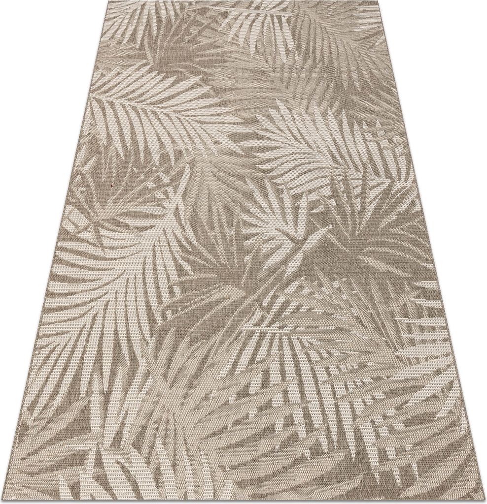 TEPPICH SIZAL FLOORLUX 20504 LAUBEN taupe / champagner JUNGLE beige 140x200 cm
