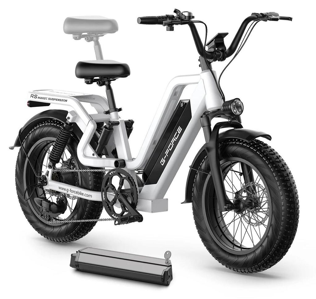 RS ST E-Bike - City Pedelec für Erwachsene - 250W bürstenloser Motor - 48V 25Ah Lithium-Akku - Reichweite bis 60 km - 51 cm Räder
