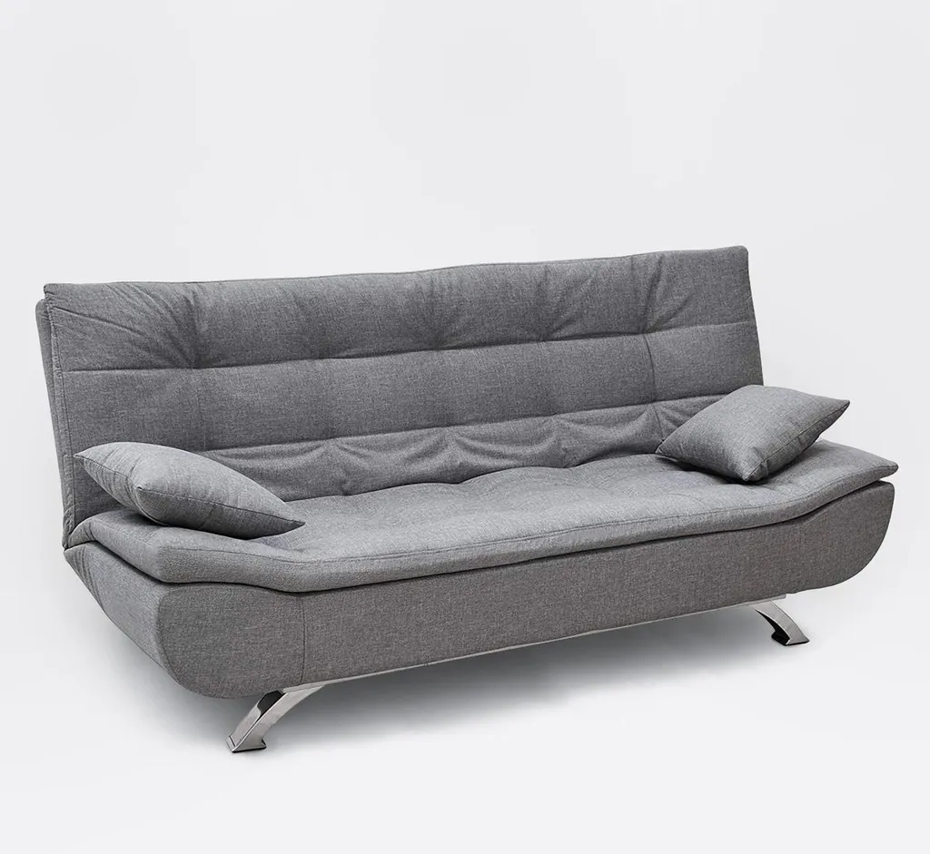 Canapé-lit 2 places Centenario en microfibre gris au design moderne