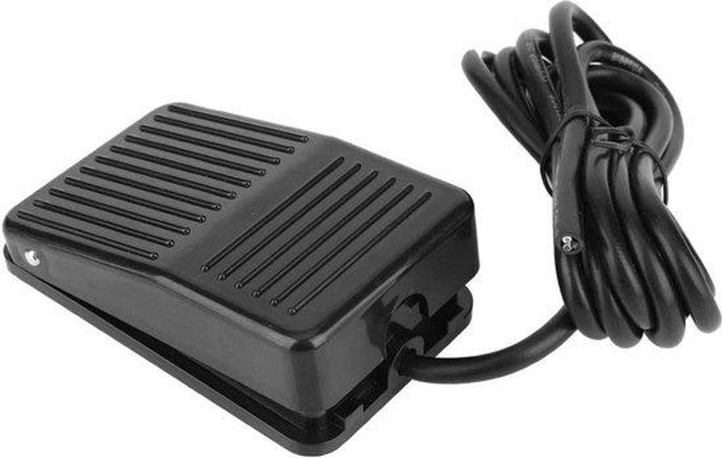 Elektrische Fußschalter Momentane Antislip IP67 Wasserfest 10A 250VAC - Fußschalter mit Verstellbarkeit Mechanisches Gedächtnis - Länge 2 Meter