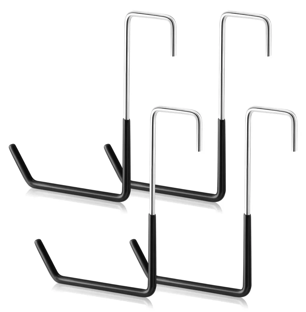 Lot de 4 crochets en épicéa pour vélo et charges lourdes robustes 40cm