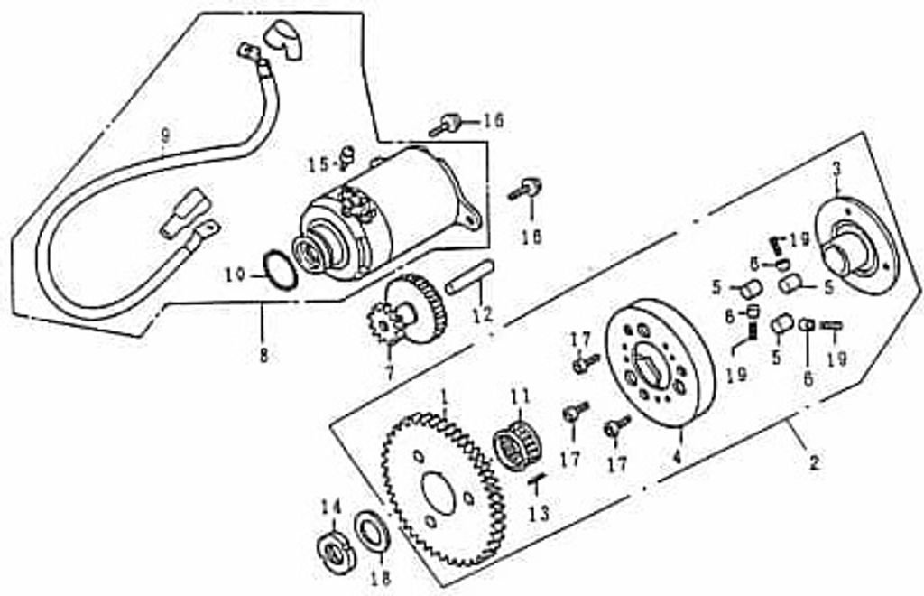SMC Quad 170 Führungsstift ATV 170ccm 4Takt 94510-50006 Motorroller.de Führungszapfen Rex Rexy 125 UTV Ersatzteil Service Inpektion Direktimport