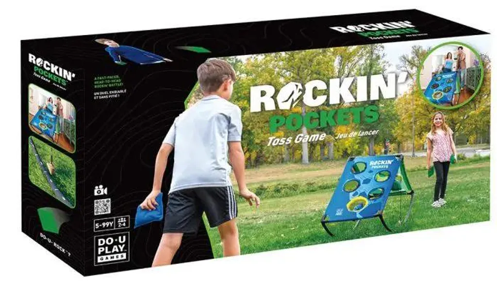 Jeu de lancer d'adresse Rockin' Pockets avec sacs en toile ultra-résistants