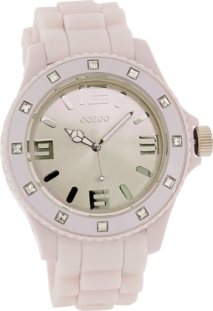 Oozoo Damen-Herren Uhr Analog Quarzuhr Armband rosa Vintage Series D2UOC4358A