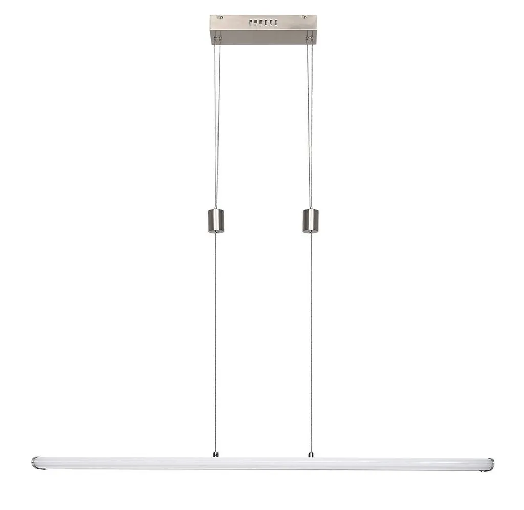 Lampe suspendue LED 24W Rabalux 72011 Temperius chrome satiné design