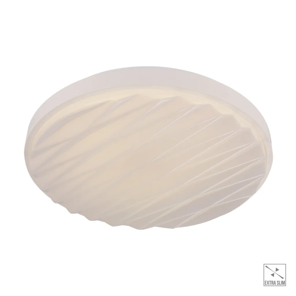 Plafonnier LED 24W JASPER Blanc Ø38,5cm : Fini les Zones d'Ombre chez Vous